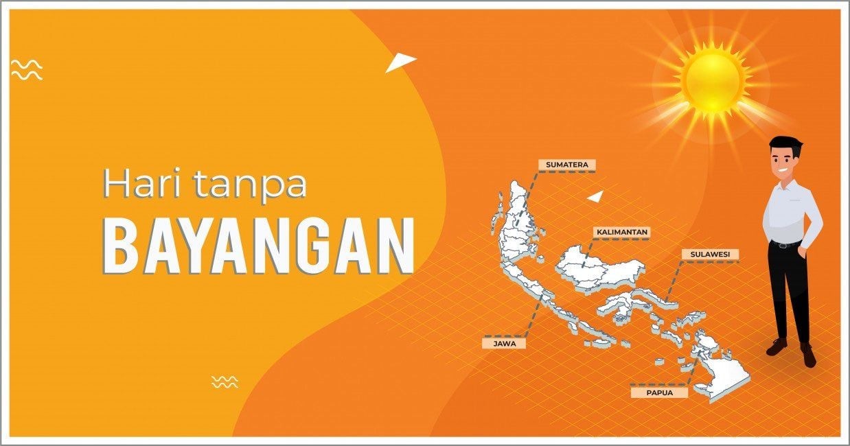 Fenomena Hari Tanpa Bayangan Kembali Terjadi di Indonesia September–Oktober 2025