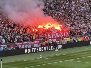 Spanduk ‘UEFA Mafia’ Warnai Kemenangan Crystal Palace di Community Shield