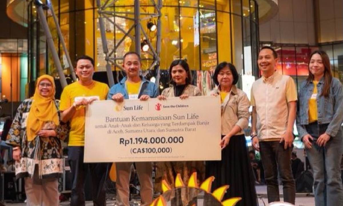 Sun Life Indonesia Hadirkan Harapan bagi Korban Banjir dan Longsor di Sumatra
