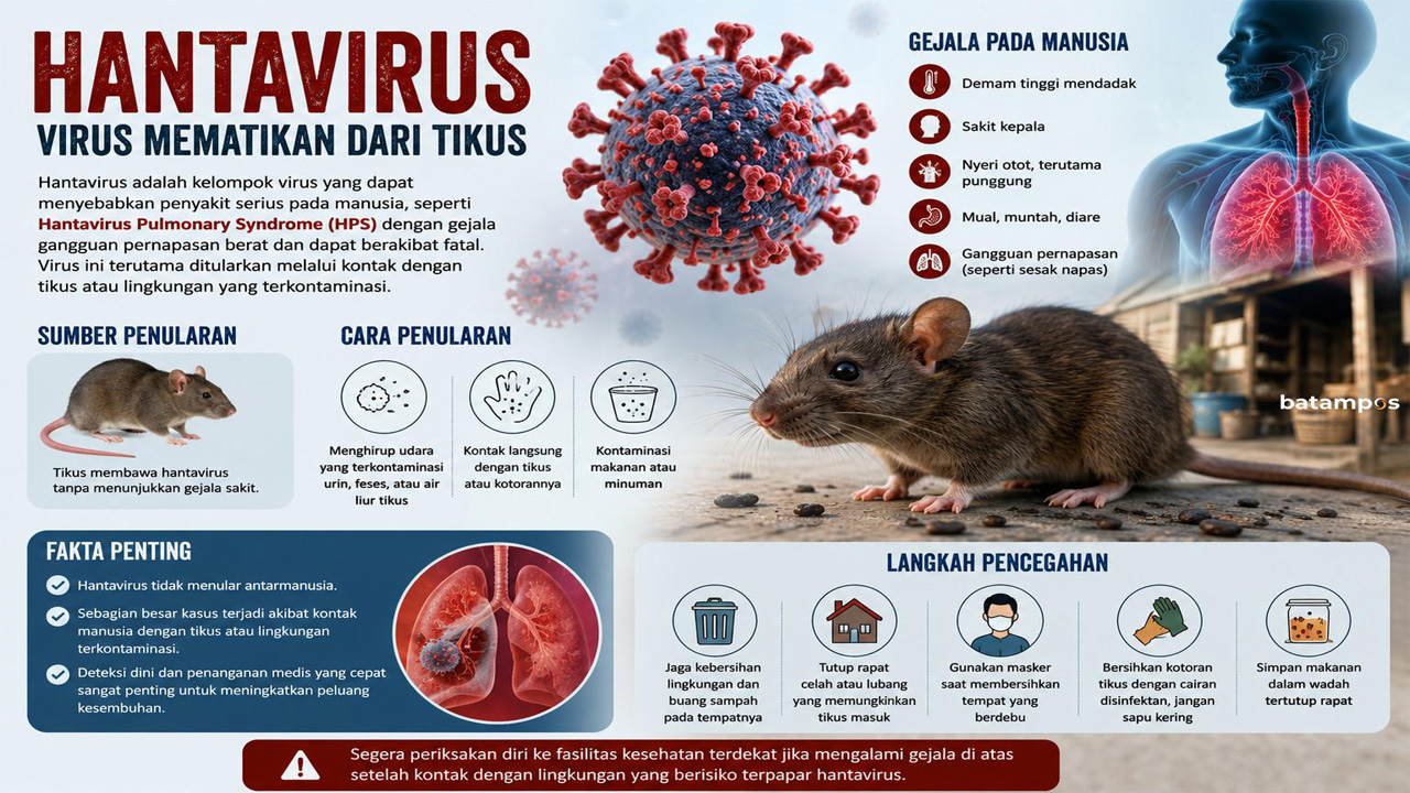 WHO Ingatkan Bahaya Membersihkan Kotoran Tikus Sembarangan karena Risiko Hantavirus