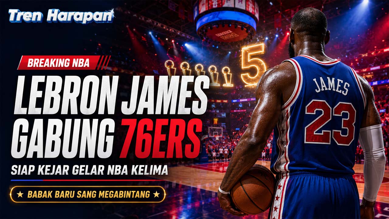 LeBron James Resmi Gabung Philadelphia 76ers, Siap Kejar Gelar NBA Kelima