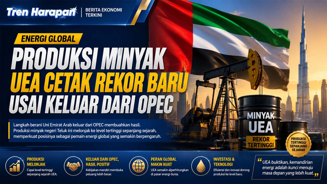Produksi Minyak UEA Cetak Rekor Baru Usai Keluar dari OPEC
