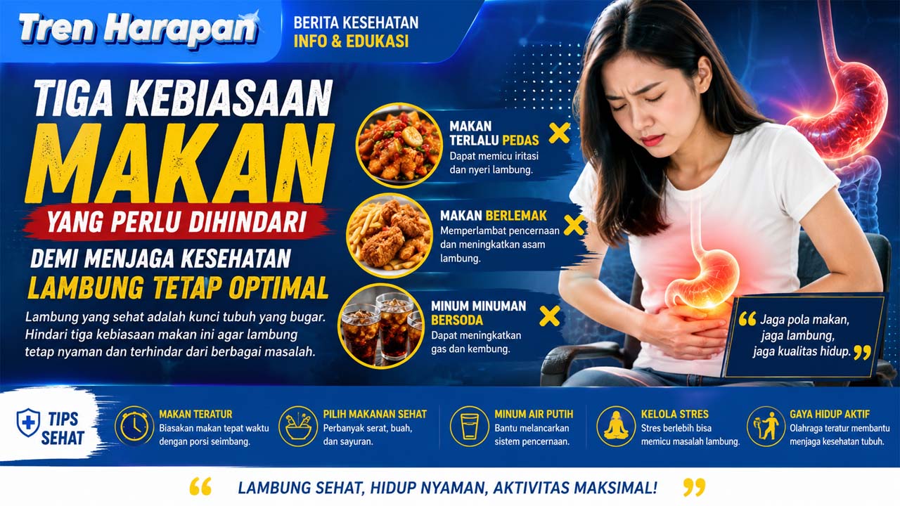 Tiga Kebiasaan Makan yang Perlu Dihindari demi Menjaga Kesehatan Lambung Tetap Optimal