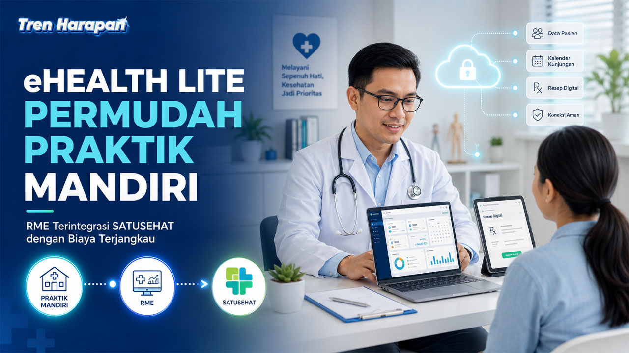 eHealth Lite Permudah Praktik Mandiri Gunakan RME Terintegrasi SATUSEHAT dengan Biaya Terjangkau