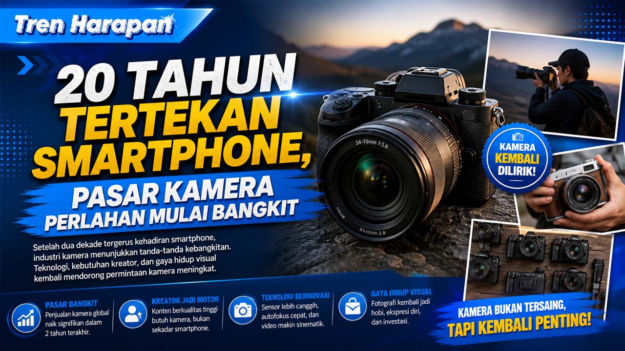 20 Tahun Tertekan Smartphone, Pasar Kamera Perlahan Mulai Bangkit