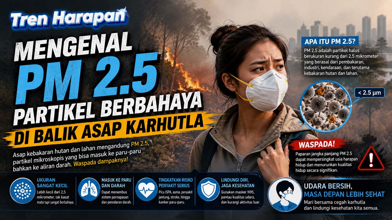 Mengenal PM 2.5, Partikel Berbahaya di Balik Asap Karhutla