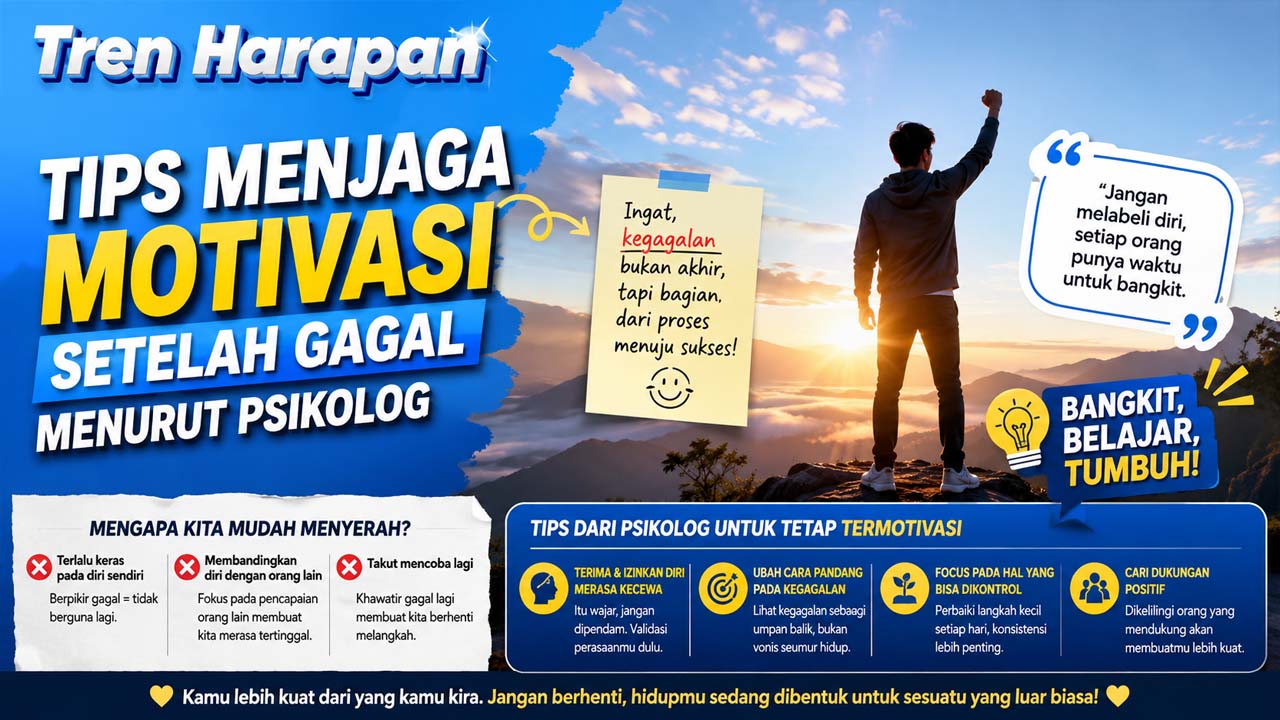 Tips Menjaga Motivasi Setelah Gagal Menurut Psikolog, Jangan Melabeli Diri