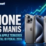 iPhone Laris Manis, Pendapatan Apple Terkerek pada Kuartal III Fiskal 2026