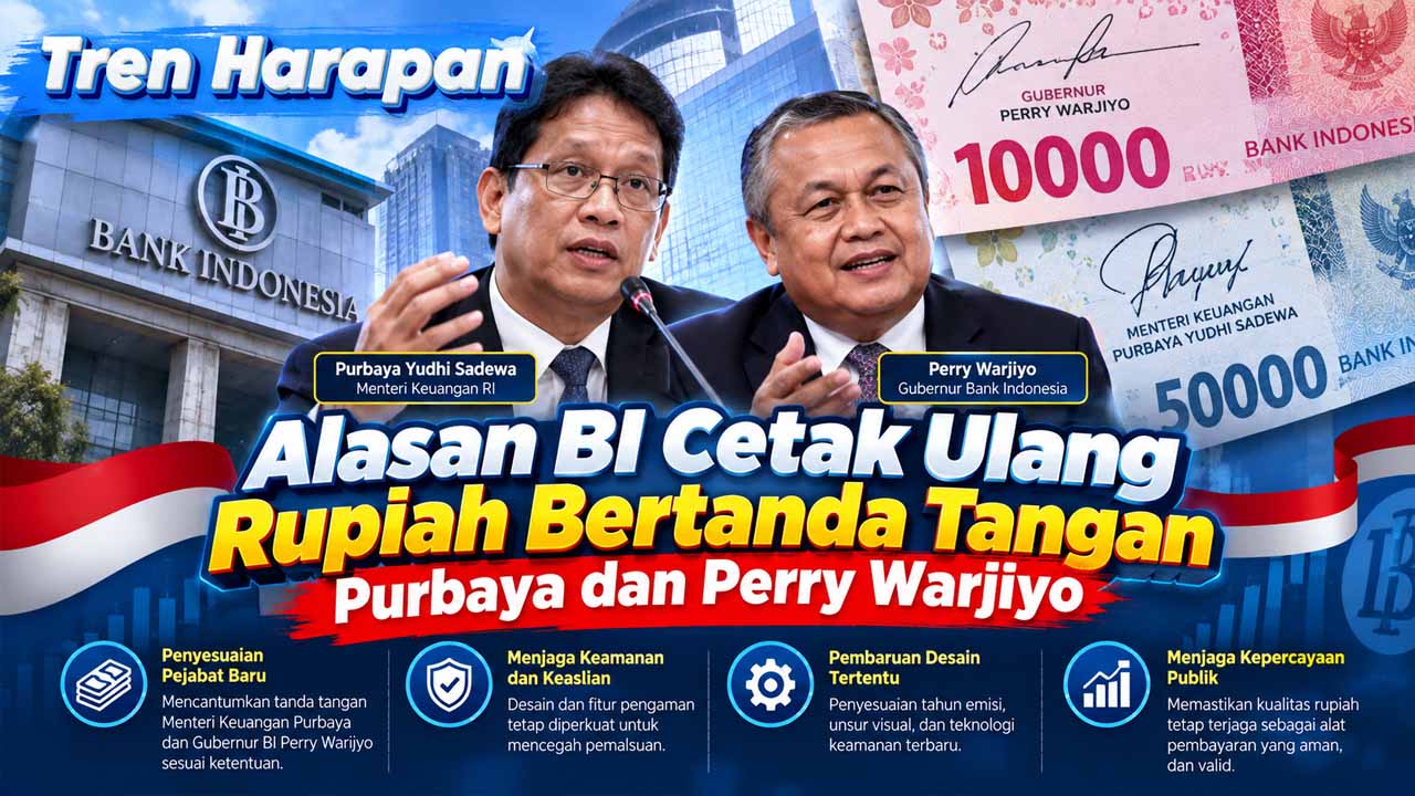 Alasan BI Cetak Ulang Rupiah Bertanda Tangan Purbaya dan Perry Warjiyo