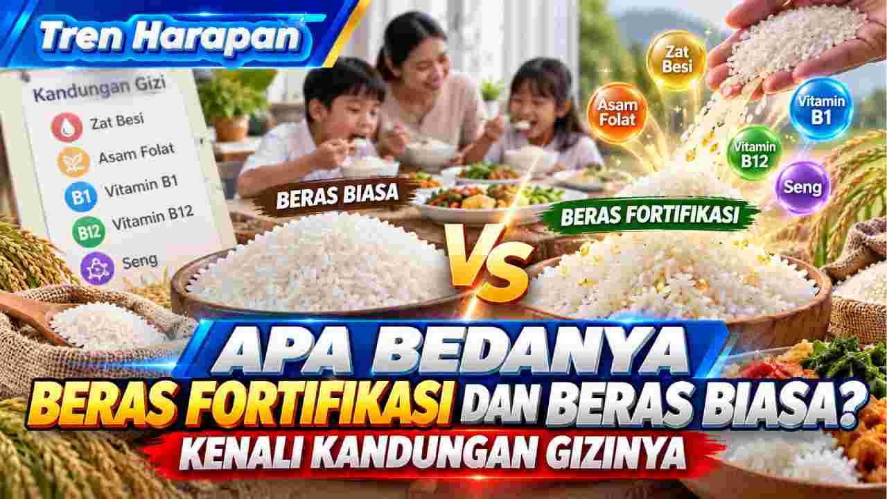 Apa Bedanya Beras Fortifikasi dan Beras Biasa? Kenali Kandungan Gizinya