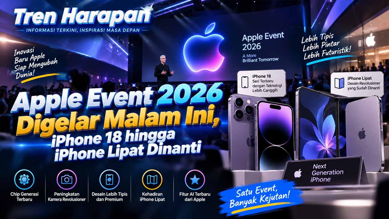 Apple Event 2026 Digelar Malam Ini, iPhone 18 hingga iPhone Lipat Dinanti