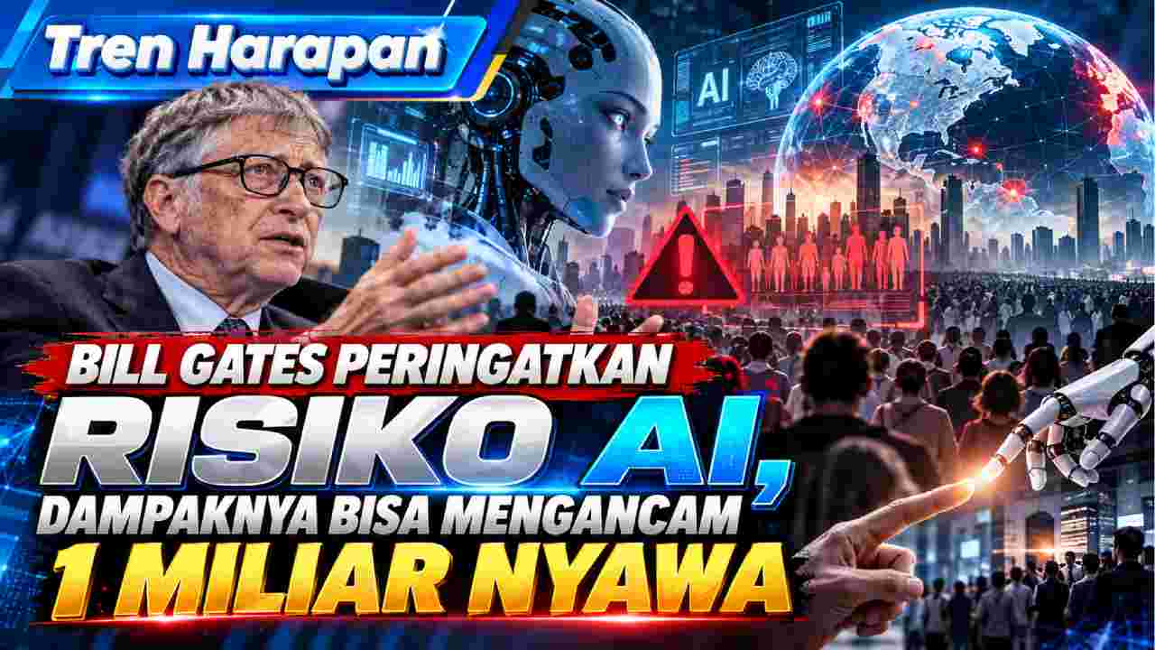 Bill Gates Peringatkan Risiko AI, Dampaknya Bisa Mengancam 1 Miliar Nyawa