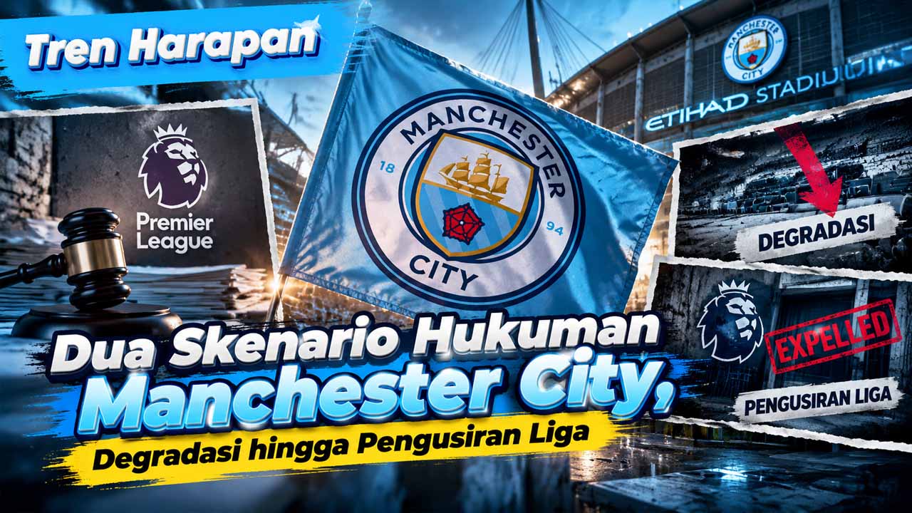 Dua Skenario Hukuman Manchester City, Degradasi hingga Pengusiran Liga