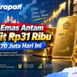 Harga Emas Antam 4 September 2026 Melejit Jadi Rp2,670 Juta