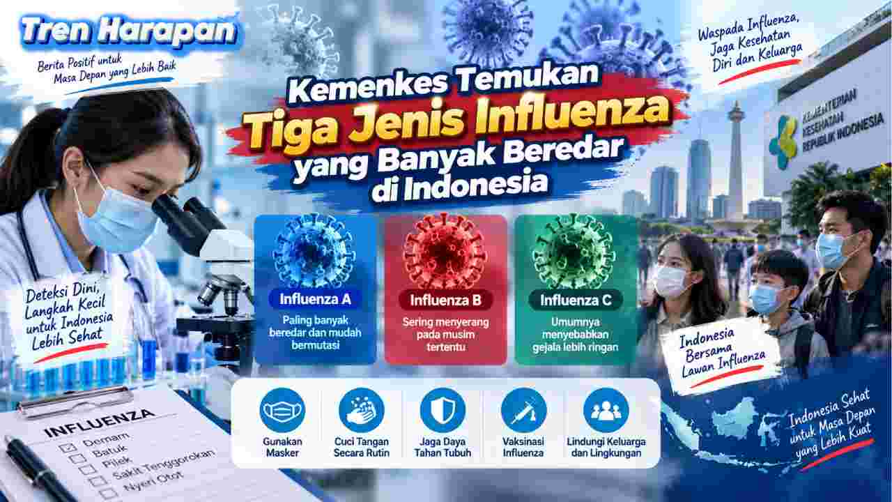 Kemenkes Temukan Tiga Jenis Influenza yang Banyak Beredar di Indonesia