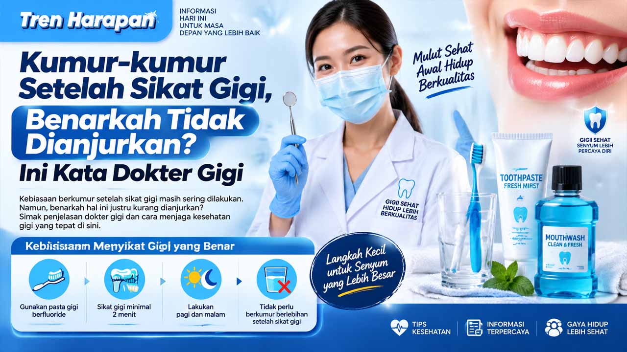 Kumur Setelah Sikat Gigi, Benarkah Tidak Dianjurkan? Ini Penjelasan Dokter Gigi