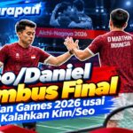 Leo/Daniel Tembus Final Asian Games 2026 usai Kalahkan Kim/Seo