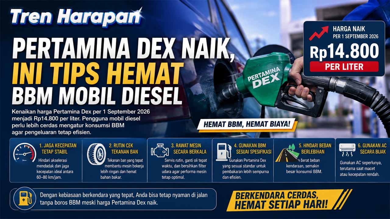 Pertamina Dex Naik, Ini Tips Hemat BBM Mobil Diesel