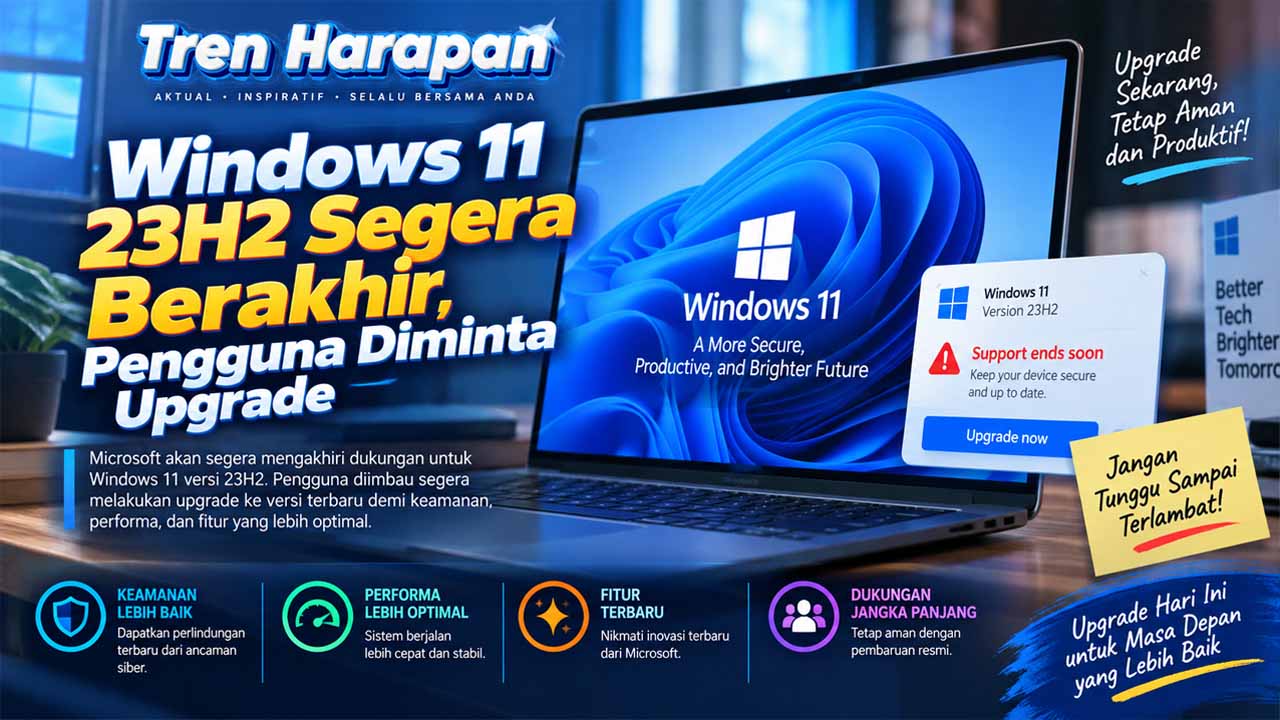 Windows 11 23H2 Segera Berakhir, Pengguna Diminta Upgrade