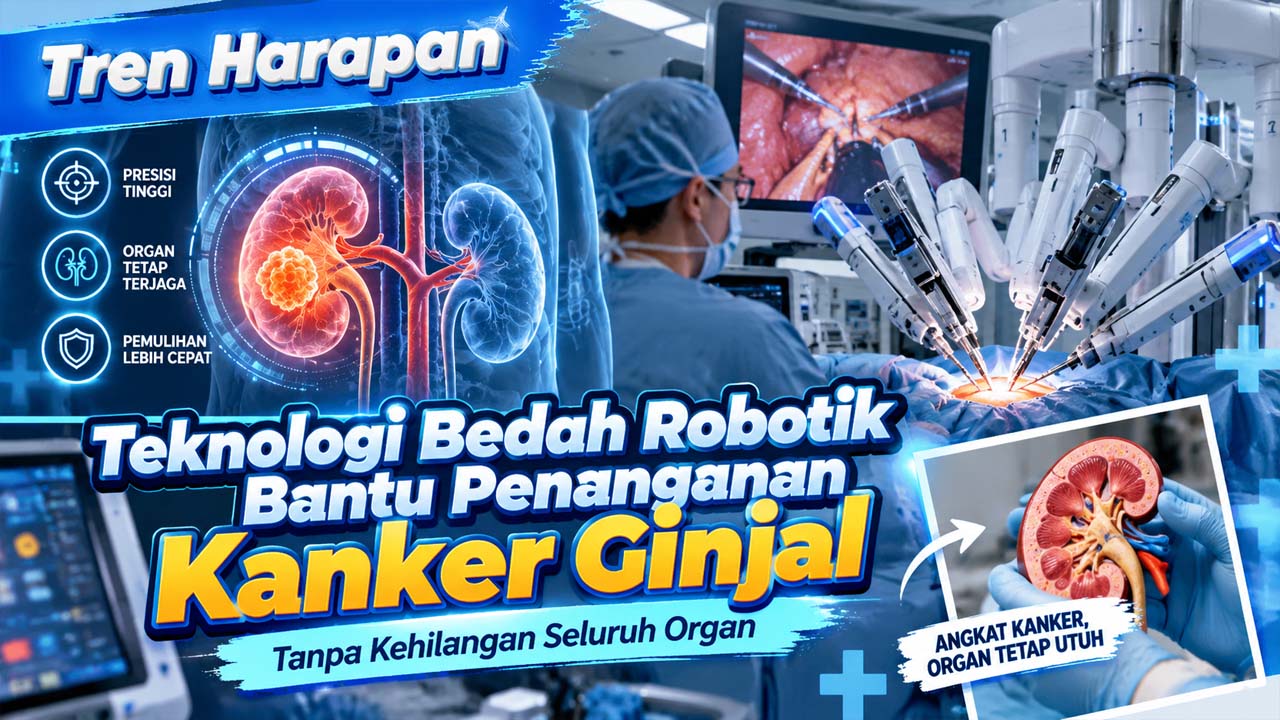 Bedah Robotik Kanker Ginjal Membuka Peluang Mempertahankan Jaringan Sehat