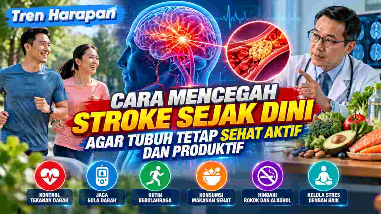 Cara Mencegah Stroke Sejak Dini agar Tubuh Tetap Sehat Aktif dan Produktif