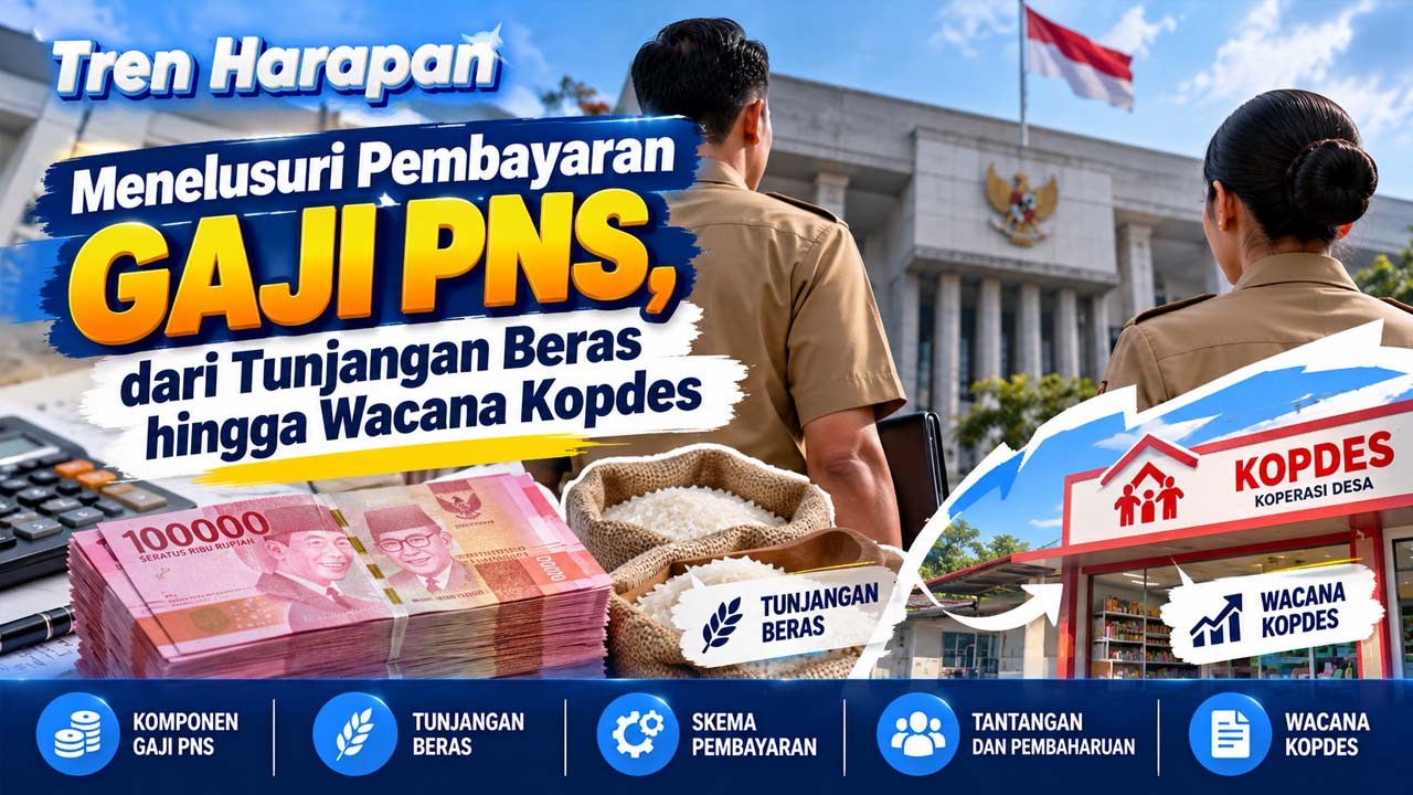 Menelusuri Pembayaran Gaji PNS, dari Tunjangan Beras hingga Wacana Kopdes