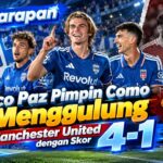 Nico Paz Pimpin Como Menggulung Manchester United dengan Skor 4-1