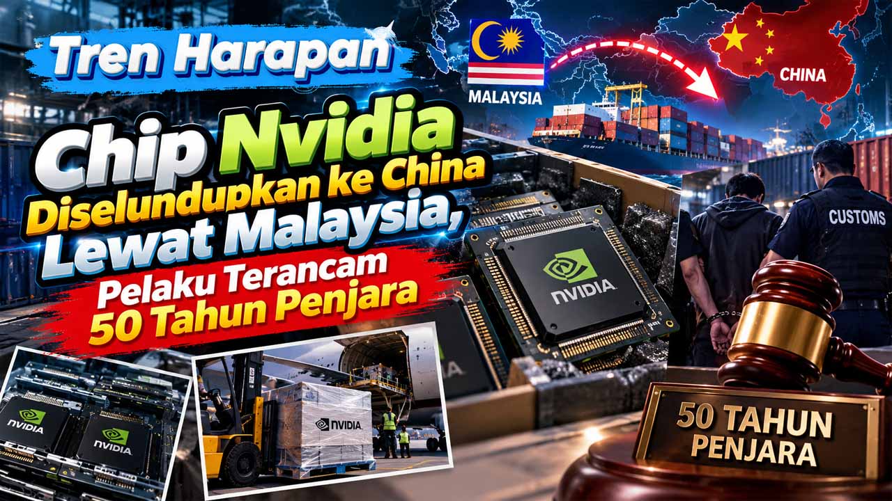 Pengusaha Didakwa Selundupkan Server Nvidia ke China lewat Malaysia
