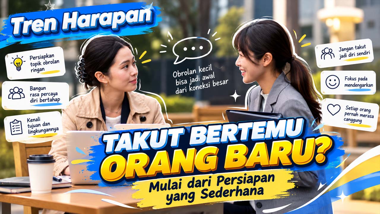 Takut Bertemu Orang Baru? Mulai dari Persiapan yang Sederhana
